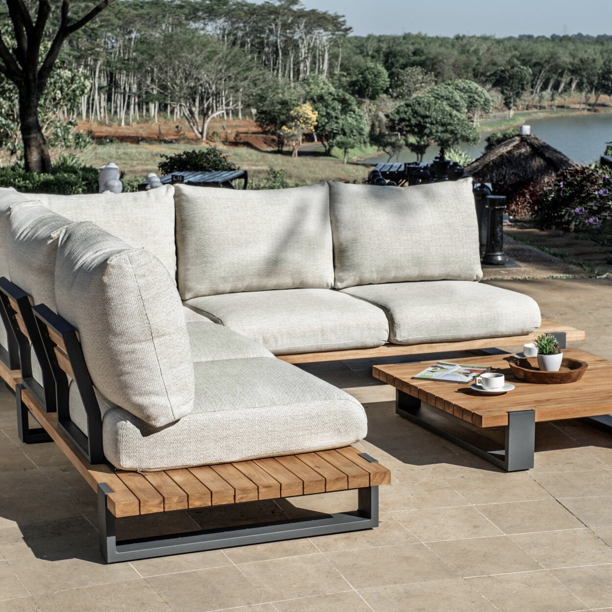 Modular Outdoor lounge setting from s2dio available at Eden Living showroom in Capalaba, Brisbane